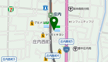 ワールドプラスジム 庄内店の地図画像