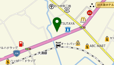ワールドプラスジム 青森むつ店の地図画像