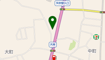 ワールドプラスジム 矢吹店の地図画像