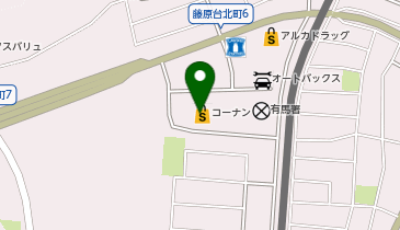 ワールドプラスジム 藤原台店の地図画像