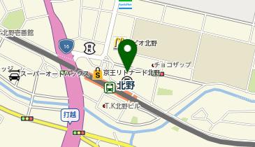 ワールドプラスジム 八王子北野店の地図画像