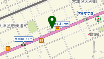 ワールドプラスジム 姫路大津店の地図画像