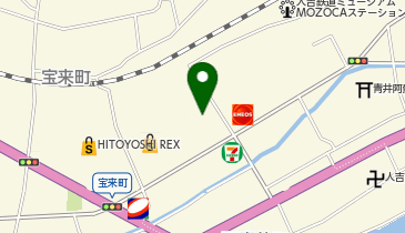 ワールドプラスジム 人吉店の地図画像