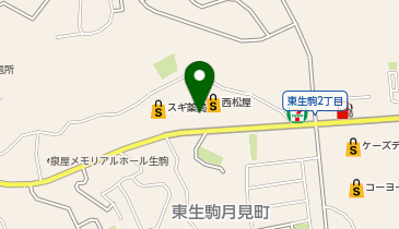 ワールドプラスジム 生駒店の地図画像