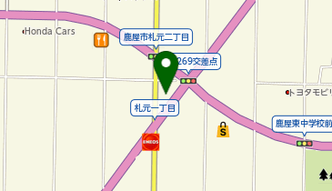 ワールドプラスジム 鹿屋店の地図画像
