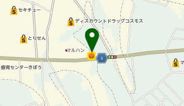 ワールドプラスジム 桐生相生店の地図画像