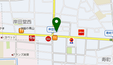 ワールドプラスライト 岸田堂店の地図画像