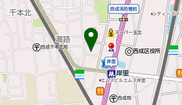 ワールドプラスジム 岸里店の地図画像