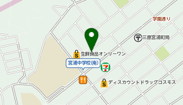 ワールドプラスジム 三原店の地図画像
