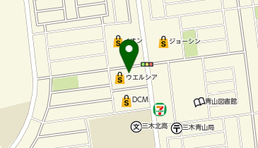 ワールドプラスジム 三木店の地図画像