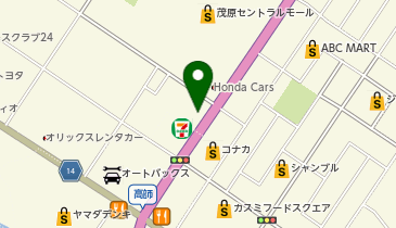 ワールドプラスジム 茂原店の地図画像