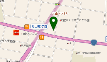 ワールドプラスジム 秋田大館店の地図画像