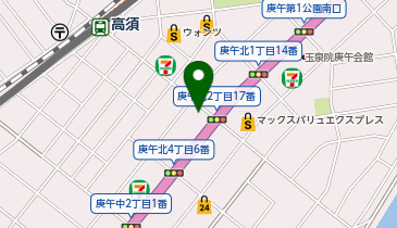 ハコジム 庚午店の地図画像