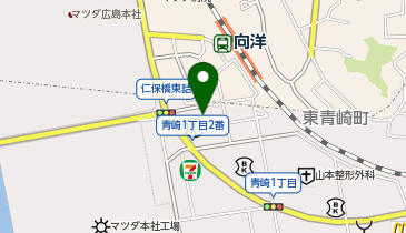 ハコジム 向洋駅前店の地図画像