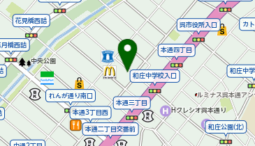 ハコジム 呉中通店の地図画像