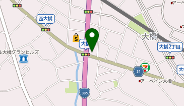 ハコジム 大橋店の地図画像