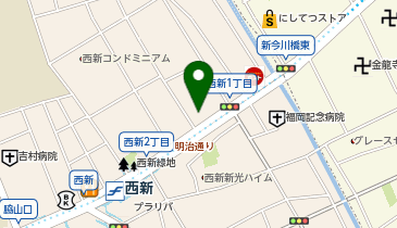 ハコジム 西新店の地図画像