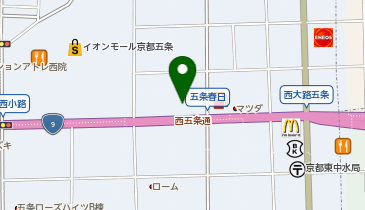 ハコジム 西大路五条店の地図画像