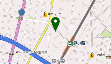 ハコジム 森小路店の地図画像