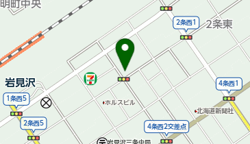 富士メガネ 岩見沢駅前店の地図画像