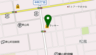 富士メガネ 栗山ラッキー店の地図画像
