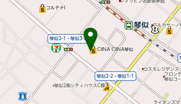 富士メガネ シーナシーナ琴似店の地図画像