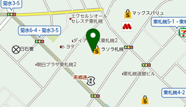 富士メガネ ラソラ札幌店の地図画像