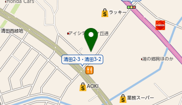 富士メガネ 清田店の地図画像