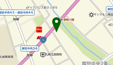 富士メガネ 新さっぽろ店の地図画像