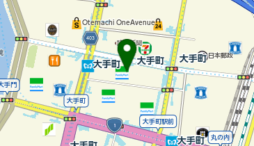 富士メガネ 東京大手町ビル店の地図画像