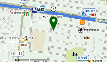Baluko Laundry Place 緑橋の地図画像
