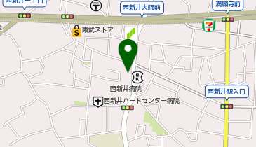 Baluko Laundry Place 西新井大師前の地図画像