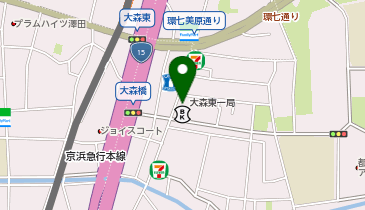 Baluko Laundry Place 大森東の地図画像