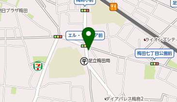 Baluko Laundry Place 梅島駅南の地図画像