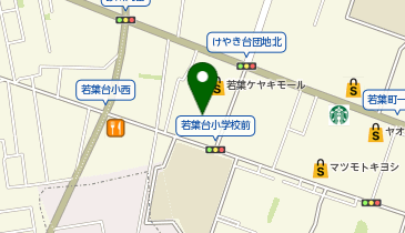 Baluko Laundry Place 若葉ケヤキモールの地図画像