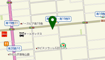 Baluko Laundry Place 山鼻19条の地図画像
