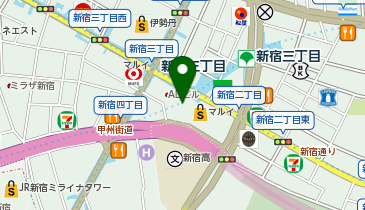 いいオフィス 新宿三丁目 by HAKADORU新宿三丁目店の地図画像