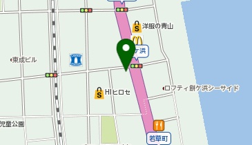 ジャイアントストア別府の地図画像