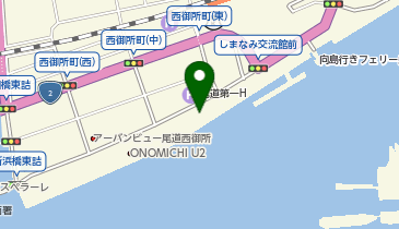 ジャイアントストア尾道の地図画像