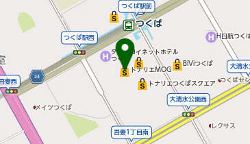 ジャイアントストアつくばの地図画像