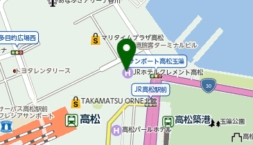 ジャイアントストア 高松の地図画像