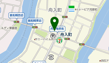 タックルベリー 広島舟入町店(Hiroshima Funairimachi)の地図画像