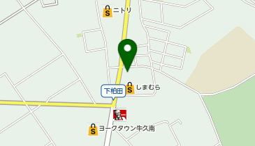 タックルベリー 牛久店(Ushiku)の地図画像