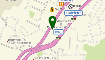 タックルベリー 戸塚中継店(Totsuka Chukei)の地図画像