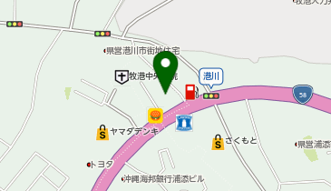 タックルベリー 沖縄浦添58号店(Okinawa Urasoe Gojyuhachigo)の地図画像