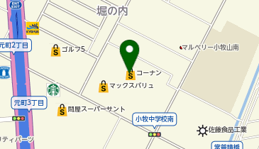 近物レックス コーナン小牧センターの地図画像