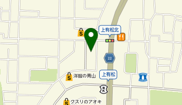 ペットショップ犬の家&猫の里 アミーゴ金沢有松店の地図画像