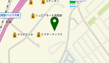 ペットショップ犬の家&猫の里 シュロアモール筑紫野店の地図画像