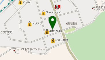 ペットショップ犬の家&猫の里 トリアス久山店の地図画像