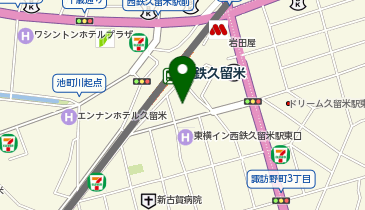 N高等学校 久留米キャンパス(福岡県)の地図画像
